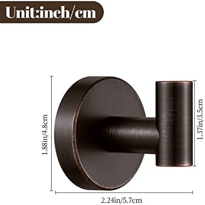 BigBig Home Bronze Towel Hooks 2 Pack