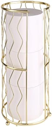Elegant Standing Toilet Tissue Holder for Compact Storage