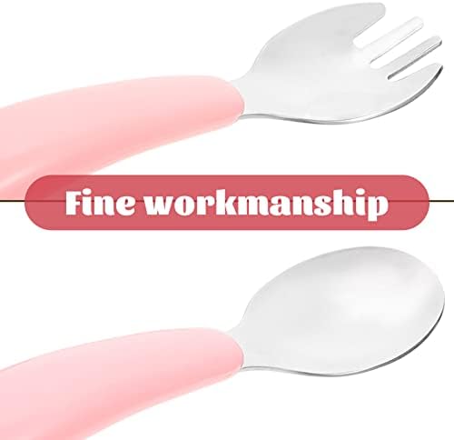 Hemoton Safe Flatware Set for Babies and Kids