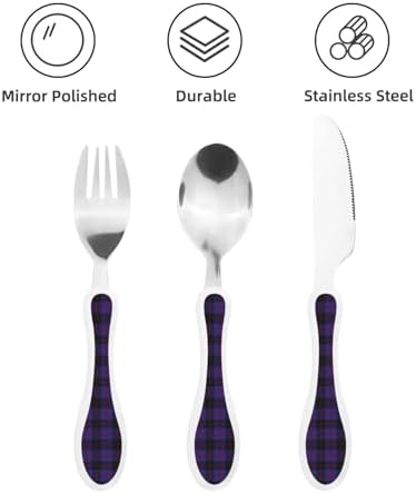 Royal Stewart Angus District Tartan Kids Ergonomic Delightful and Durable 3-Piece Set