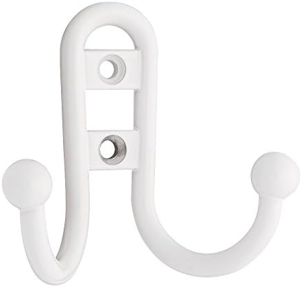 Brainerd B46115J-W-C Double Robe Hook with Ball End