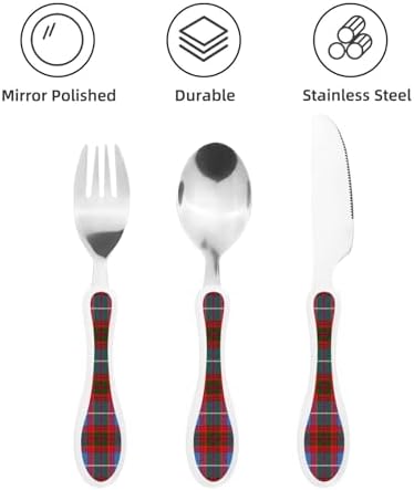 Royal Stewart Edinburgh District Tartan 1 Kids Utensil Set
