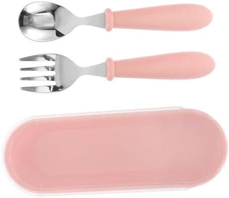 Sturdy Toddler Forks Spoons Set for Boys Girls