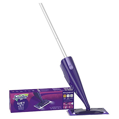 Swiffer WetJet Mop Starter Kit - Compact Multipurpose