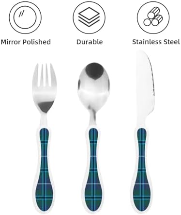 Royal Stewart Kids Modern Tartan Portable Utensil Set
