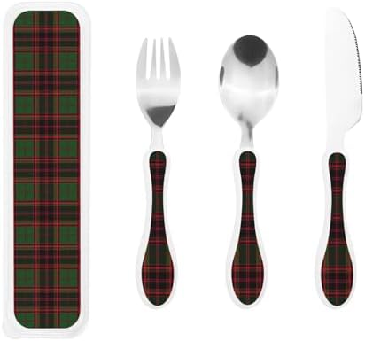 Royal Stewart Buchans Modern Tartan Portable Kids Utensil Set
