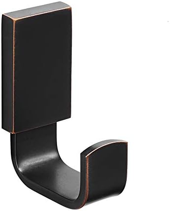 BESy Brass Robe Towel Hook Oil Rubbed Bronze Heavy Duty 6 lbs Capacity