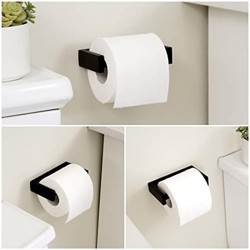 KES 10 Inch Towel Holder Matte Black