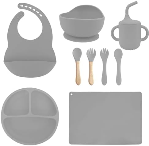9-Piece Silicone Baby Flatware Set