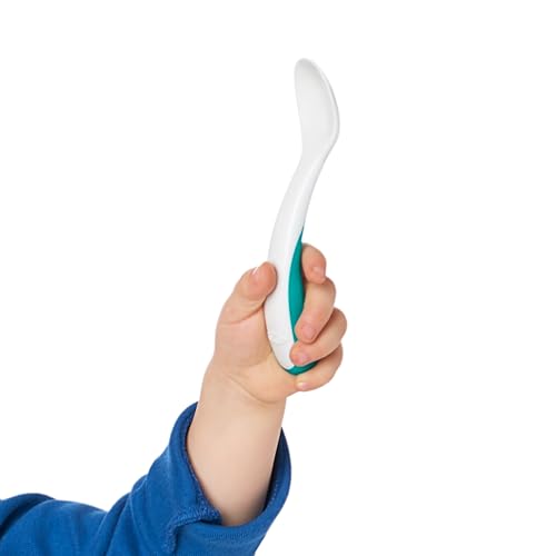 OXO Tot Plastic Fork Spoon Multipack - Teal 4 Piece Set