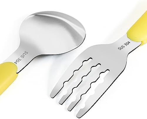 VANRA Toddler Fork and Spoon Set with Travel Case