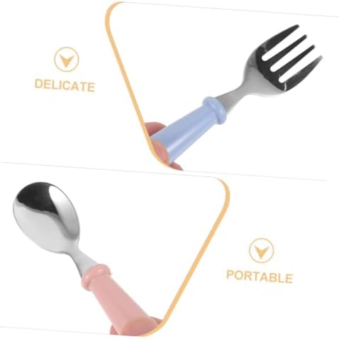 BESTonZON 2-Piece Flatware Set for Kids