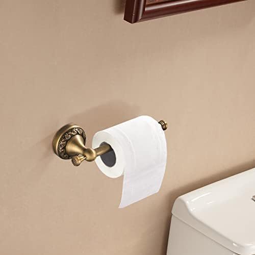 Antique Brass Toilet Paper Holder