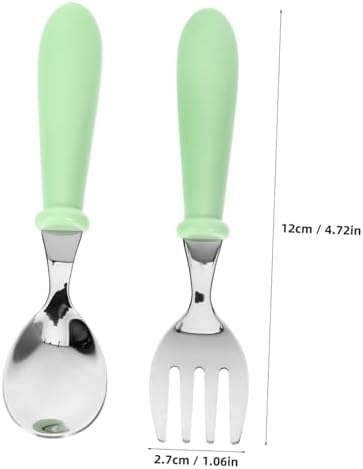 CIMAXIC 4Pcs Food Grade Silverware Set