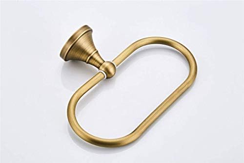 Sturdy Brass Towel Holder with Bronze Finish