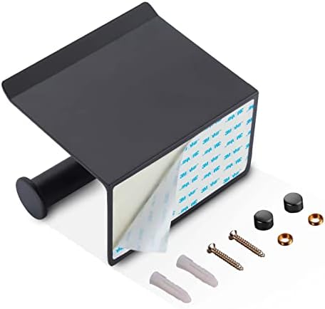 Homely Trove - SmartHome Toilet Paper Holder with Phone Shelf Durable Aluminum Roll Dispenser
