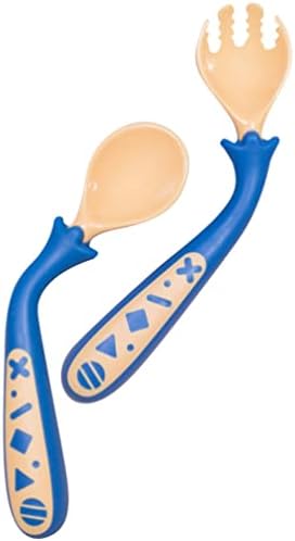 Kisangel 1 Set Teether Spoon Baby Fork Kids Cot Best