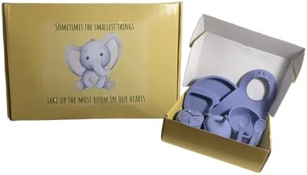 Baby Feeding Set with 7 Silicone Utensils for Newborns