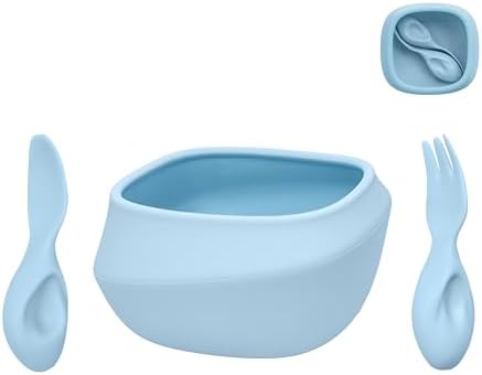 Ergonomic Toddler Utensils Set for 1-4 Year Olds