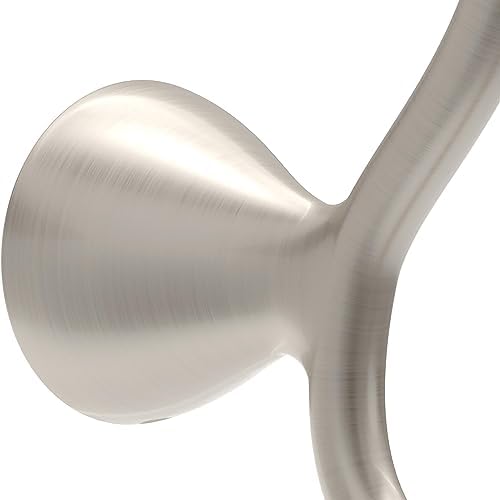 Deltas Premium ARV35 Double Towel Hook in Brushed Nickel Compact Durable
