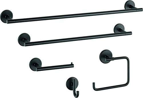 Delta Trinsic 1-Pack Toilet Paper Holder Matte Black