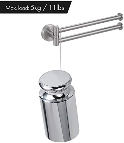 KES Swivel Towel Bar Rust-Proof Space-Saving Easy Install
