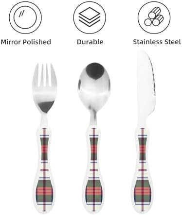 Royal Stewart Macduff Dress Modern Tartan 1 Portable Kids Utensil Set