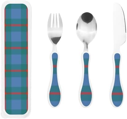 Royal Stewart Armstrongs Ancient Tartan Portable Kids Utensil Set