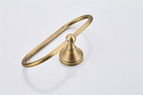 Sturdy Brass Towel Holder with Bronze Finish