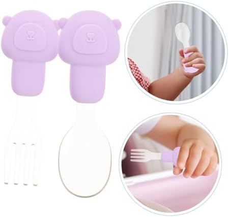 Cute Bear Silverware Set for Self-Feeding