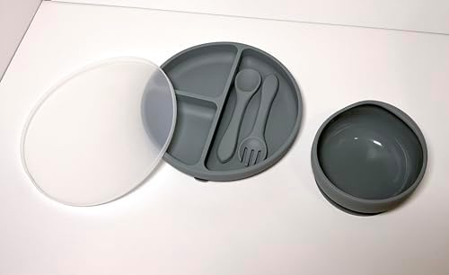 Kotaria 9 Piece Toddler Silicone Dinner Set