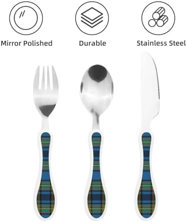 Royal Stewart Gillies Ancient Tartan Kids Flatware Set