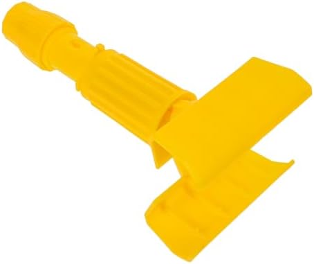 Mop Head Clamp with Ergonomic Handle and Detachable Clip for Mopping