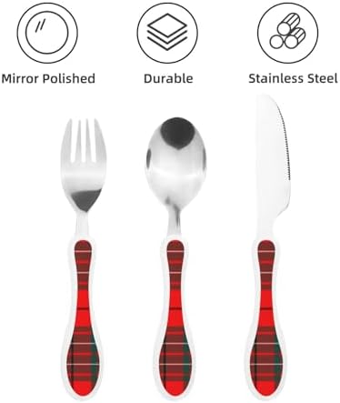 Royal Stewart Traditional Tartan Clan Cumming Kids Cutlery Set