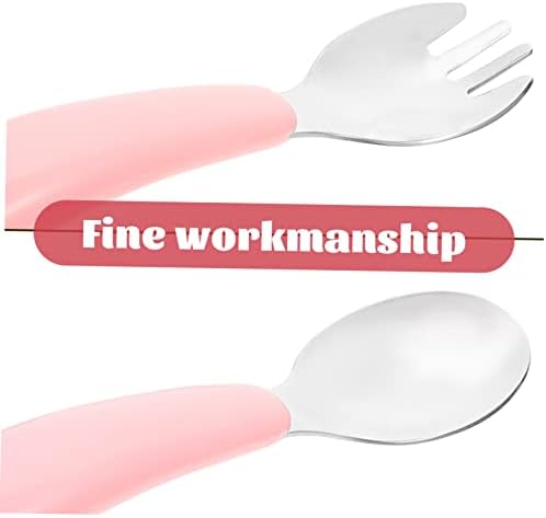 PRETYZOOM Safe Fork and Spoon Set for Home Use