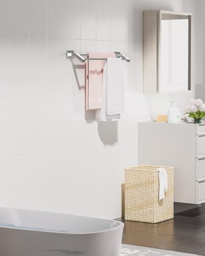 Alise Wall-Mounted Heavy Duty Stainless Steel Towel Bars for Bathroom