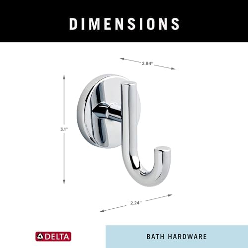 Delta Trinsic Towel Hook with Polished Chrome