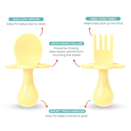 Grabease Toddler Spoons Fork Set
