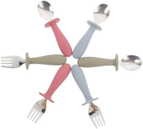 6-Piece Reusable Stainless Steel Tableware for Mealtime
