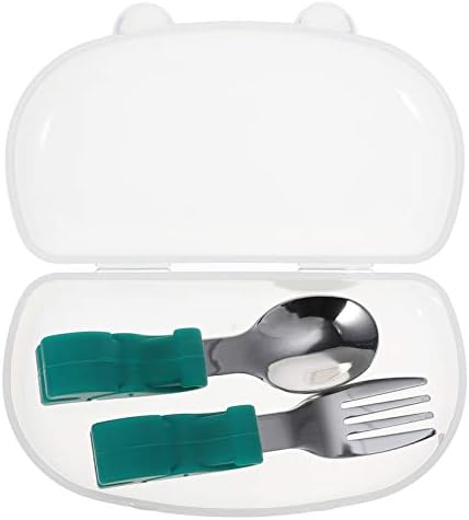 TOYANDONA 1 Set Lookup Baby Spoon and Fork Set