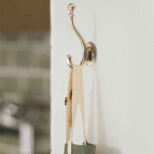 TUNNY 5-Pack Bathroom Towel Robe Hooks Modern Style Durable Space-Saving