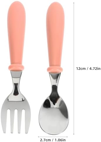UPKOCH 4Pcs Flatware Set for Training and Meals