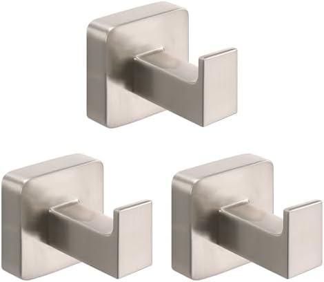 Premium Rustproof Bath Towel Hooks for Home Use