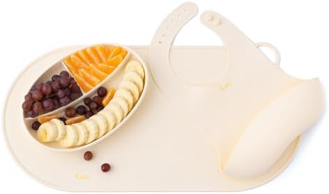 Perfect for Infants Easy-to-Use Silicone Flatware Set for Babies