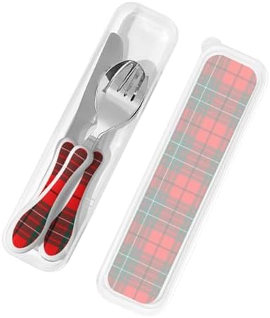 Royal Stewart Traditional Tartan Clan Cumming Kids Cutlery Set
