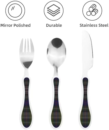 Royal Stewart Davidsons Tulloch Dress Tartan Kids Cutlery Set