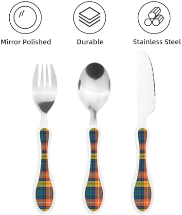 Royal Stewart BuchananS Ancient Tartan Portable Kids Flatware Set