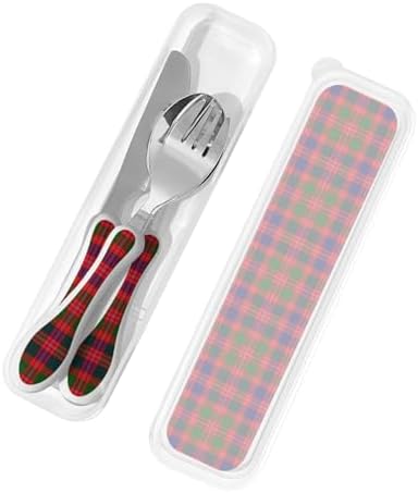 Royal Stewart Clan Macintyre Modern Tartan Portable Kids Utensil Set