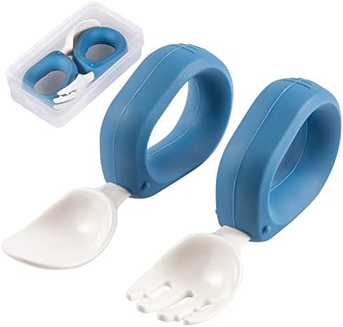 HIWOOD Baby Feeding Training Set with Travel Case