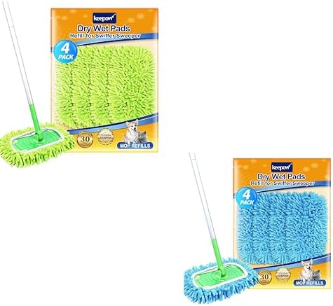 KEEPOW 44 Reusable Wet Pads for Swiffer